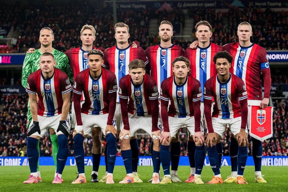 csapatfotó Norvégia