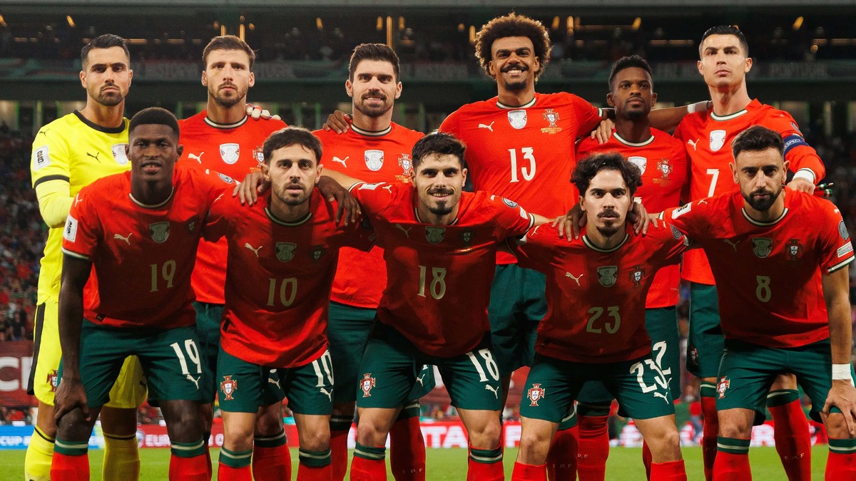 csapatfotó Portugália